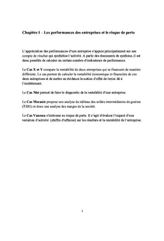 Analyse financiere et applications