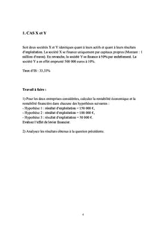 Analyse financiere et applications