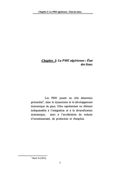 Le defi des politiques d'aide et de mise A niveau des PME en Algerie