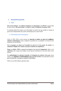 Portail de gestion d'un système informatique