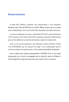 Méthode d'évaluation de la structure du capital