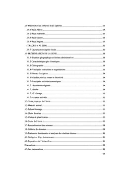 Caracterisation morphologique des caprins