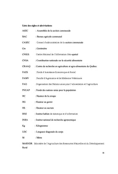 Caracterisation morphologique des caprins