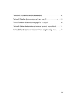 Caracterisation morphologique des caprins