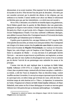 La femme dans l'oeuvre de David Shahar selon la vision lourianique