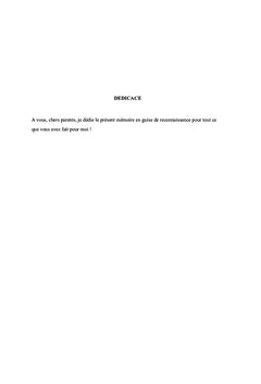 Etude socio-anthropologique de la vulnérabilité des familles