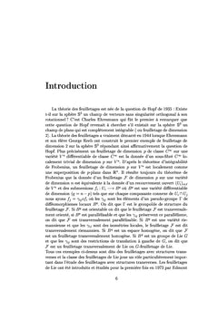Sur les Feuilletages de Lie