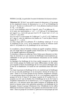 Sur les Feuilletages de Lie