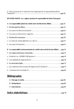 La responsabilite du fait de l'entreprise
