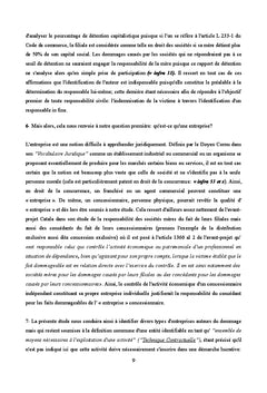 La responsabilite du fait de l'entreprise