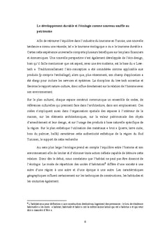 Valorisation du patrimoine dans le tourisme écologique au Sud Tunisien