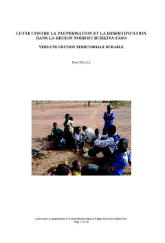 Lutte contre la désertification dans la Région Nord du Burkina Faso