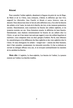 Enfants orphelins, abandonnés et fugueurs