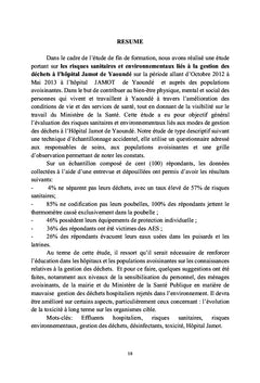 Risques lies A la gestion des dechets hospitaliers