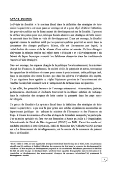 Le Precis de fiscalite: