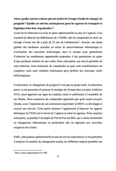 Le changement de progiciel dans une entreprise de transport/logistique