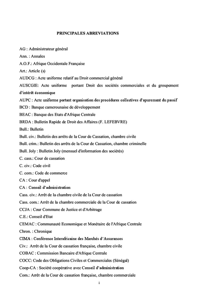 Les dirigeants de societes commerciales en droit OHADA