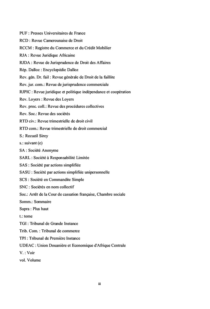 Les dirigeants de societes commerciales en droit OHADA