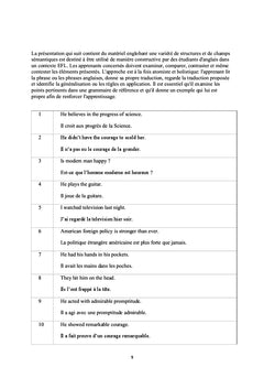 Grammaire pour la sensibilisation linguistique