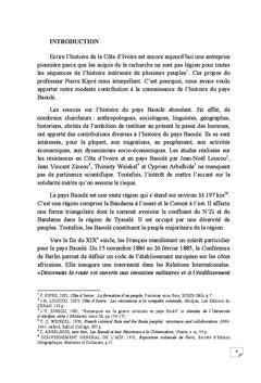 Le Pays Baoule et l'organisation des résistances armées de 1891 à 1911