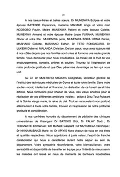 Mortalité néonatale au Nord-Kivu