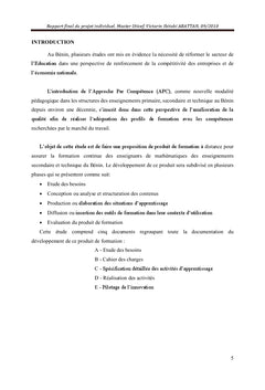 Intégration TIC dans l'enseignement des maths au secondaire au Bénin