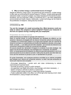 Anglais appliqué aux affaires - DCG - Épreuve 12 - Corrigés applications