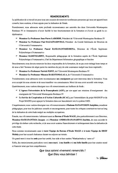 Evaluation environnementale du site KoloAla