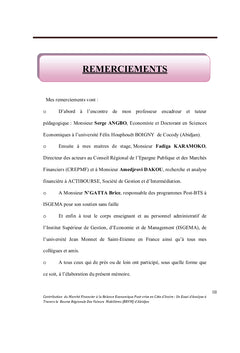 Contribution du marche financier dans la relance economique: