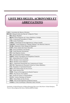 Contribution du marche financier dans la relance economique: