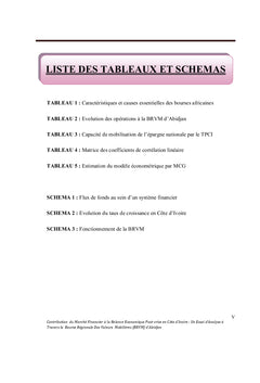 Contribution du marche financier dans la relance economique: