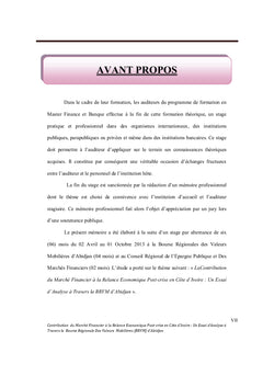 Contribution du marche financier dans la relance economique: