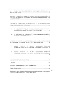 Contribution du marche financier dans la relance economique: