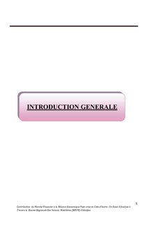 Contribution du marche financier dans la relance economique: