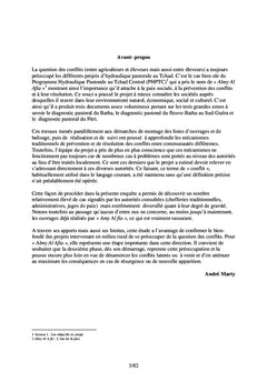 Analyse des «conflits» releves aupres des autorites