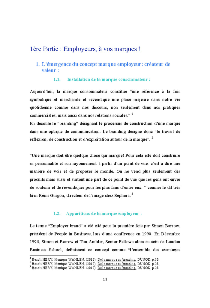 La Marque Employeur face aux attentes de la Génération Y