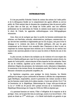 L'ordre public et la délinquance, la PNC à la croisée des chemins