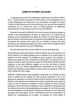 L'ordre public et la délinquance, la PNC à la croisée des chemins