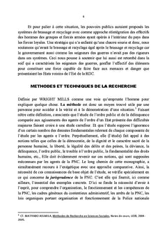 L'ordre public et la délinquance, la PNC à la croisée des chemins