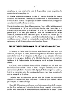 L'ordre public et la délinquance, la PNC à la croisée des chemins