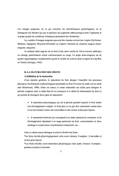 Caractérisation biochimique de quelques agrumes de la Tunisie