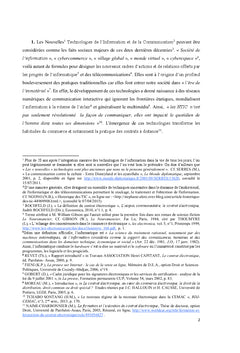 L'influence des moyens electroniques sur le Droit des contrats