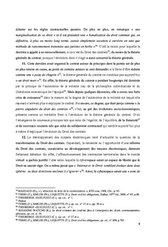 L'influence des moyens electroniques sur le Droit des contrats