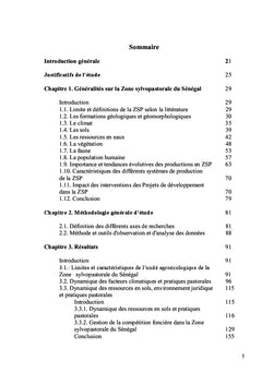 Evolution du milieu et des pratiques pastorales au nord du Senegal
