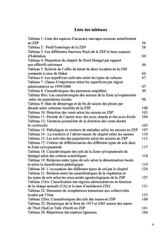 Evolution du milieu et des pratiques pastorales au nord du Senegal