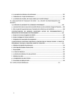 Tableau de bord outil de pilotage de la performance publique