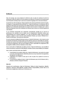 Tableau de bord outil de pilotage de la performance publique