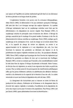 Dynamique de l'occupation du sol des peripheries du Parc National du W