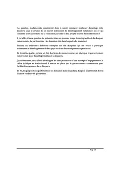 Comment impliquer davantage stratégiquement la diaspora camerounaise