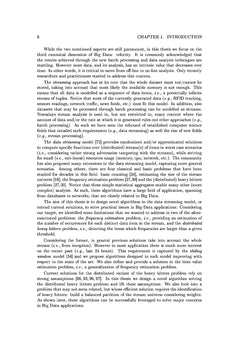 Efficient stream analysis and its application to big data processing